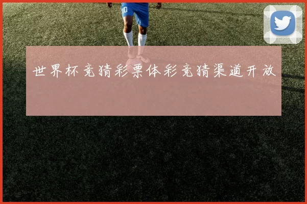 世界杯竞猜彩票体彩竞猜渠道开放