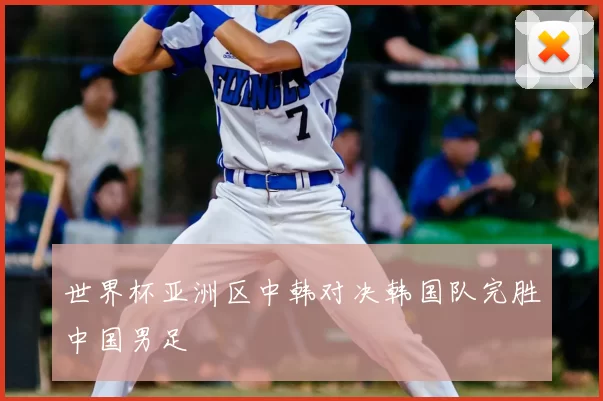 世界杯亚洲区中韩对决韩国队完胜中国男足